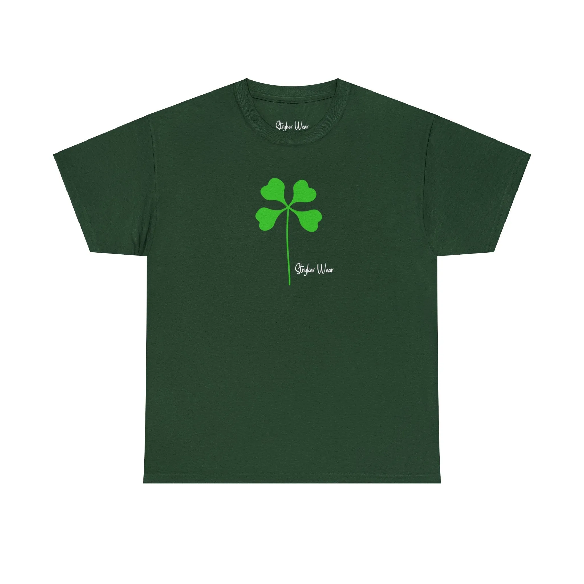 Simple Green Clover | Unisex Heavy Cotton Tee
