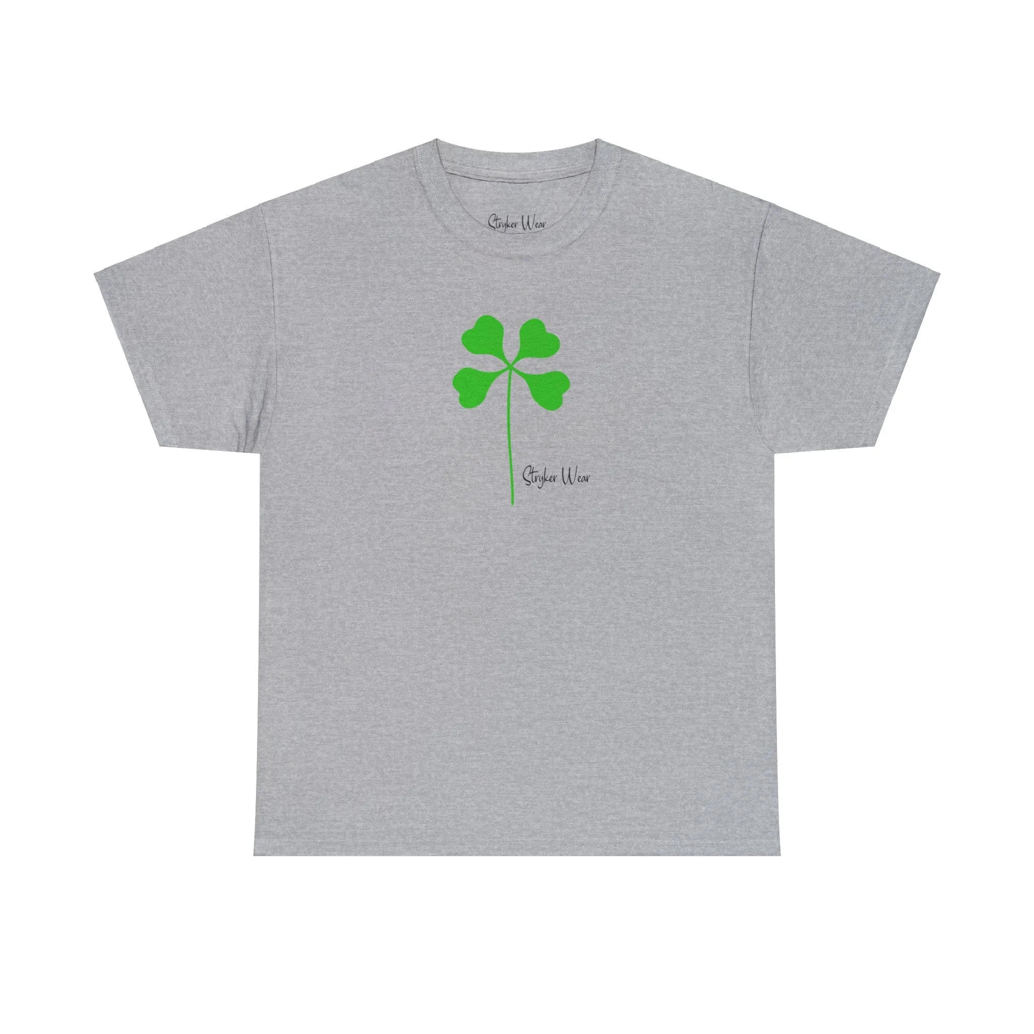 Simple Green Clover | Unisex Heavy Cotton Tee