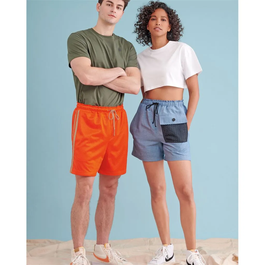 Simplicity Sewing Pattern S9795 Unisex Shorts