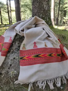 Soft wool scarf / stole