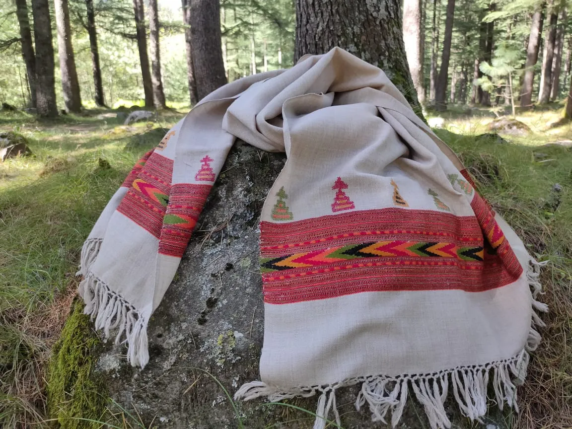 Soft wool scarf / stole
