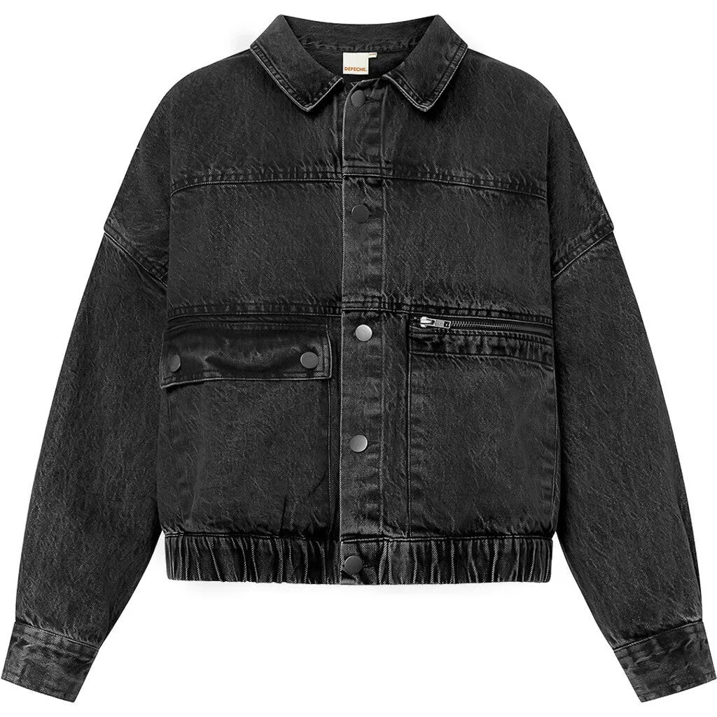 Susan denim jacket / 100084 - Black (Nero)