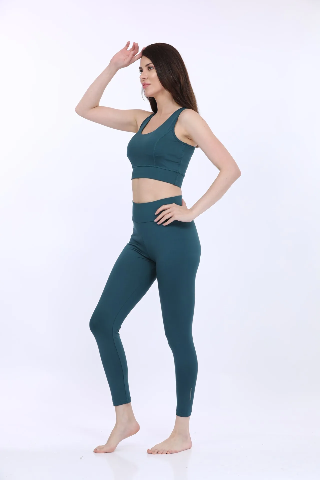 Teal Skin Fit Women's Yoga Pants
