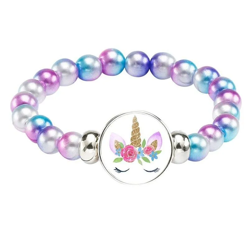 Unicorn Beaded Bracelet