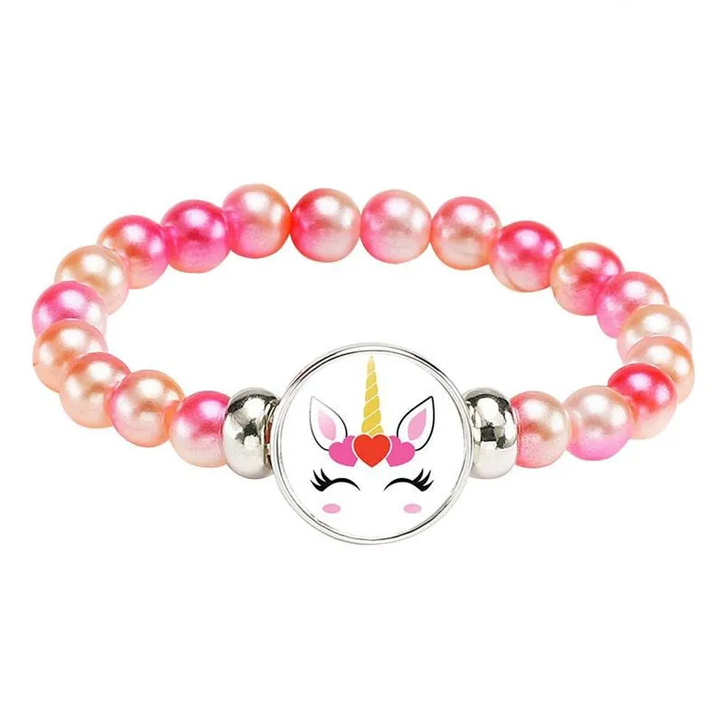 Unicorn Beaded Bracelet