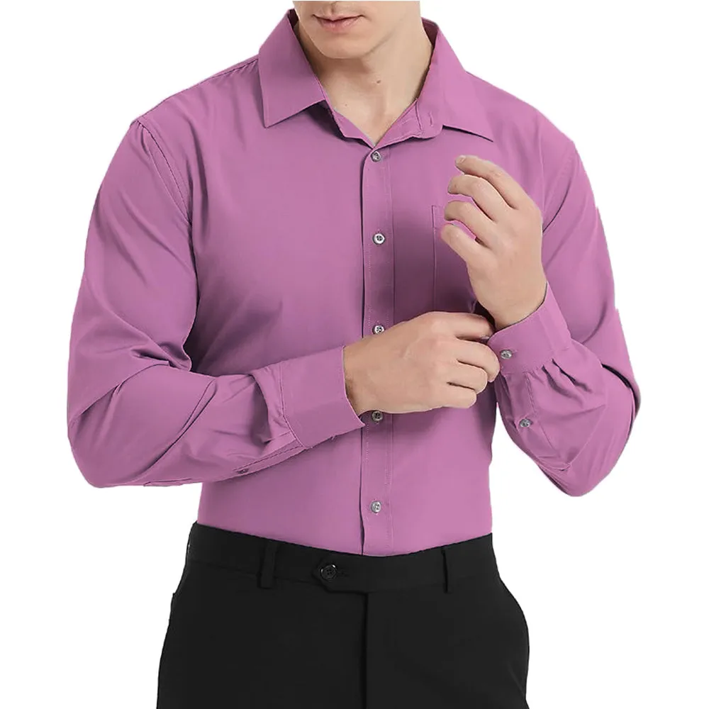 Uniform Unicorn Men's Formal Garden Aroma Shirt - Slim Fit Long Sleeve with Pocket | Office Wear | Formal Wear | Daily Wear(Shirt_Garden Aroma)