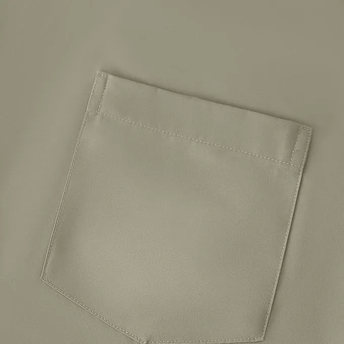 Uniform Unicorn Men's Formal Grullo Shirt - Slim Fit Long Sleeve with Pocket | Office Wear | Formal Wear | Daily Wear (Shirt_Grullo)