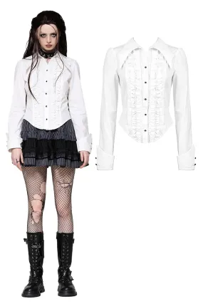 White Gothic Demon Shirt IW103WH