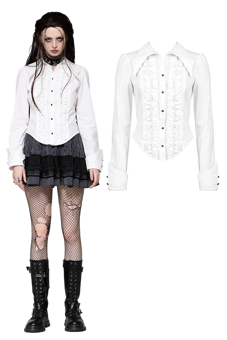 White Gothic Demon Shirt IW103WH