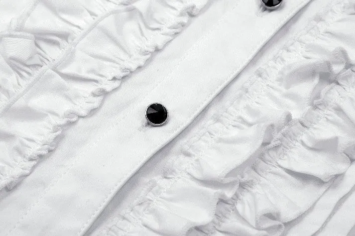 White Gothic Demon Shirt IW103WH