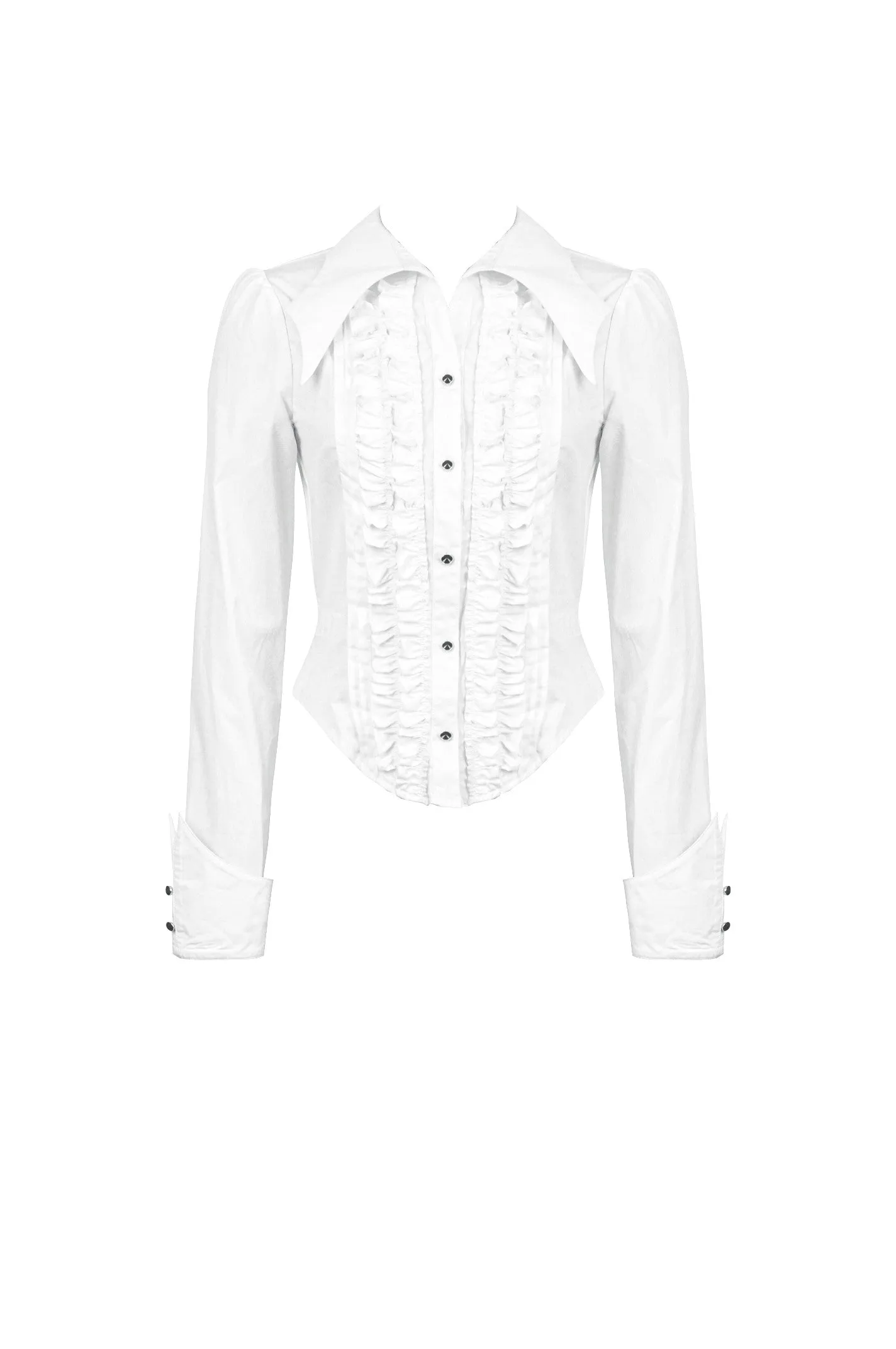White Gothic Demon Shirt IW103WH