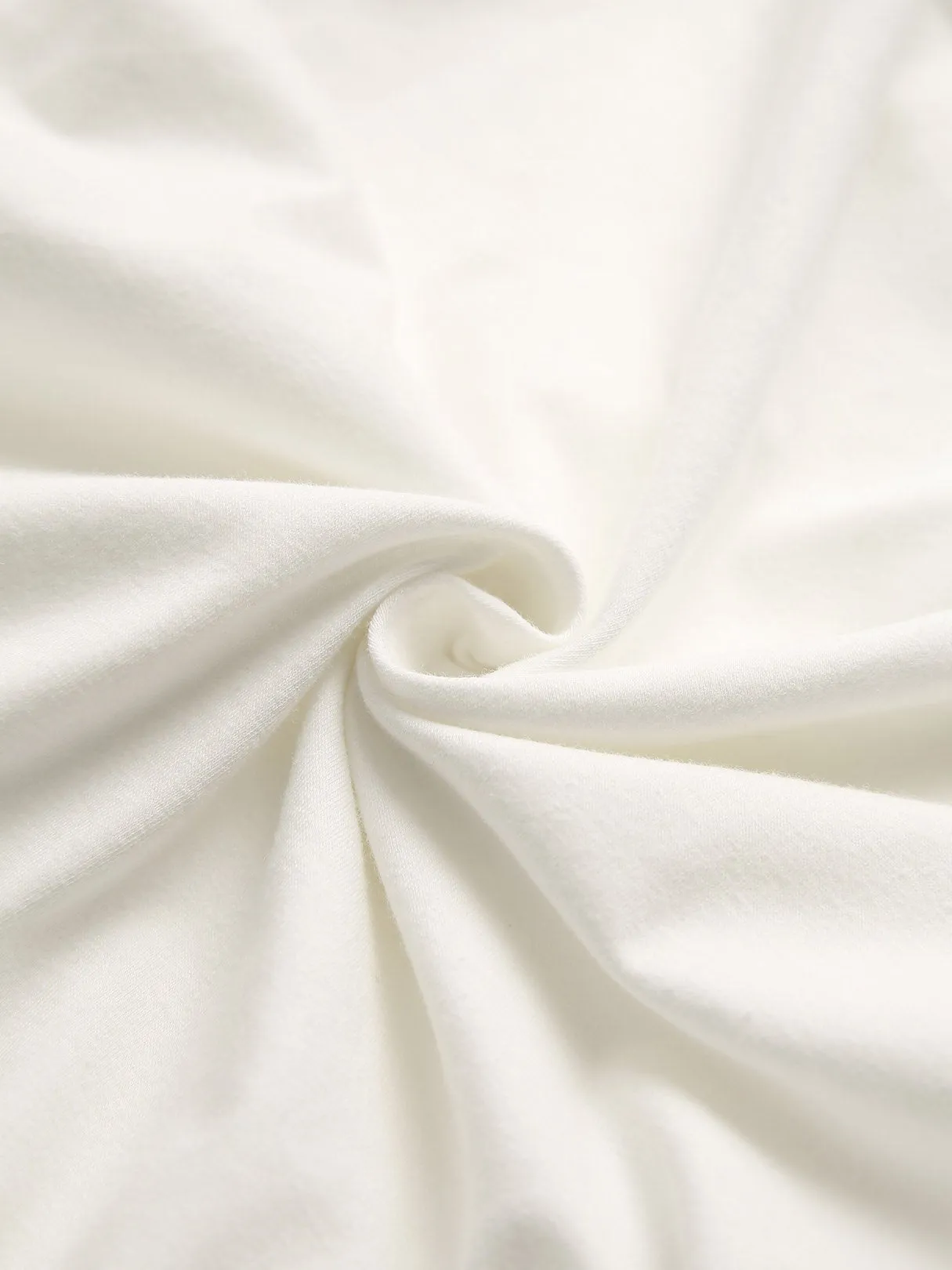 Wholesale Round Neck Plain Twist Short Sleeve White T-Shirts