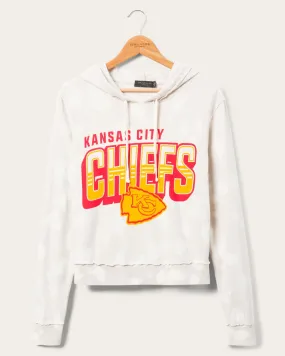 Womens Chiefs Touchdown Tie Dye Hoodie