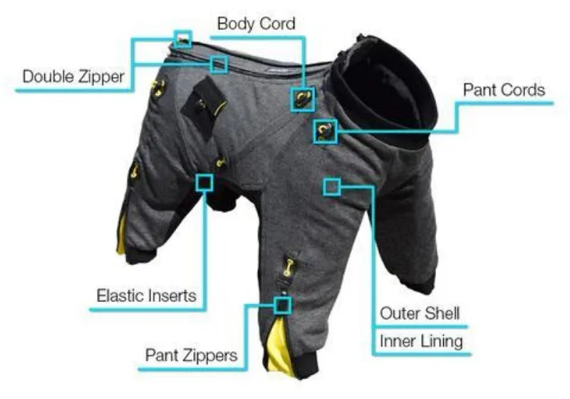 Zippy Dynamics Cozy Full Body Dog Suit